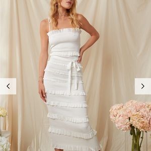 V. Chapman the lily dress in white - new with tags - size 0